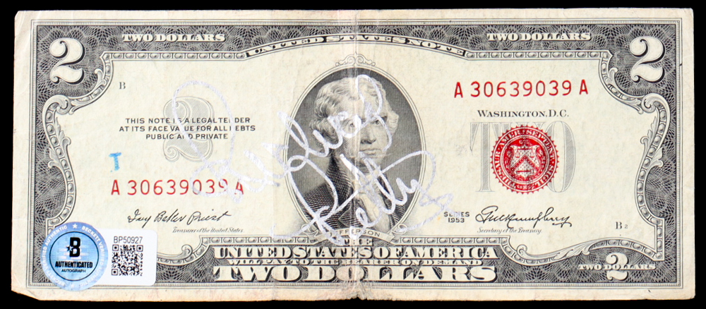 Richard Petty Signed 1953 U.S. $2 Two Dollar Legal Tender Bill (Beckett) at PristineAuction.com Richard Petty Signed 1953 U.S. $2 Two Dollar Legal Tender Bill (Beckett) at PristineAuction.com