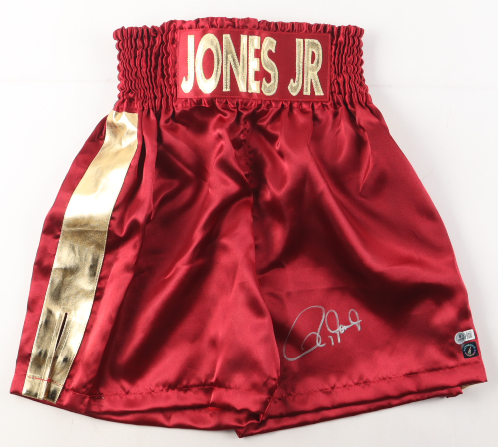 Roy Jones Jr. Signed Boxing Trunks (Beckett & Authentic Signings) at PristineAuction.com Roy Jones Jr. Signed Boxing Trunks (Beckett & Authentic Signings) at PristineAuction.com