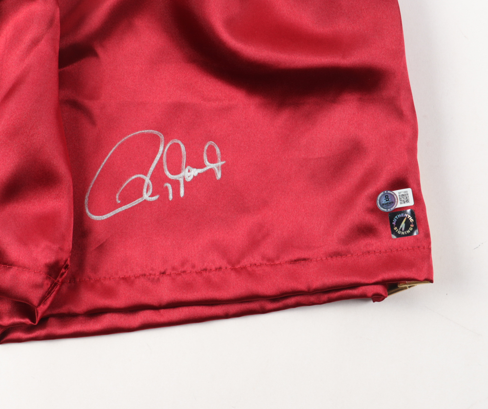 Roy Jones Jr. Signed Boxing Trunks (Beckett & Authentic Signings) at PristineAuction.com Roy Jones Jr. Signed Boxing Trunks (Beckett & Authentic Signings) at PristineAuction.com