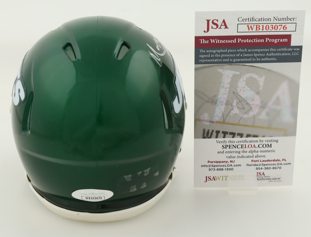 Mark Gastineau Signed Jets Flash Alternate Speed Mini Helmet (JSA) at PristineAuction.com Mark Gastineau Signed Jets Flash Alternate Speed Mini Helmet (JSA) at PristineAuction.com