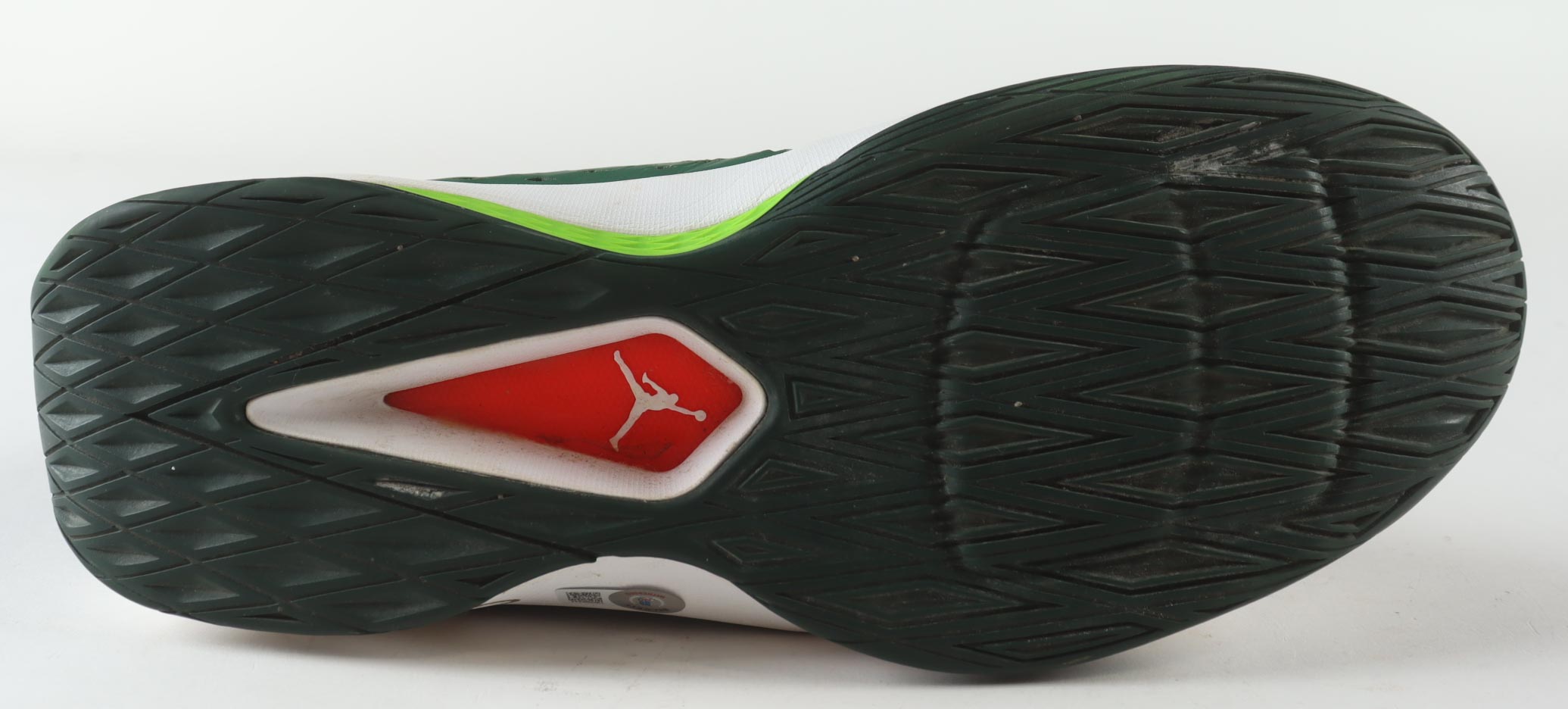 Larry Bird Signed Vintage Nike Air Jordan Celtics Basketball Shoe (Beckett) at PristineAuction.com Larry Bird Signed Vintage Nike Air Jordan Celtics Basketball Shoe (Beckett) at PristineAuction.com