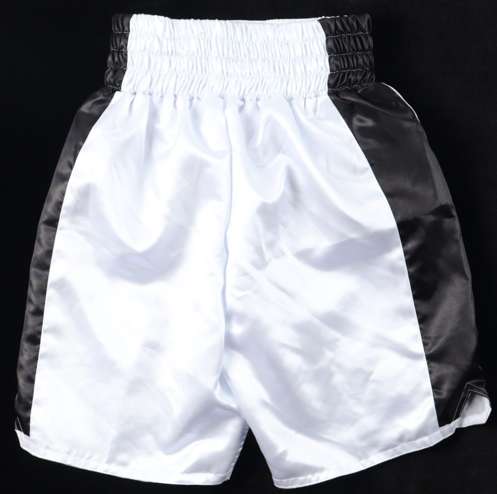 Ryan Garcia Signed Custom “King Ryan” Boxing Trunks (Beckett) at PristineAuction.com Ryan Garcia Signed Custom “King Ryan” Boxing Trunks (Beckett) at PristineAuction.com