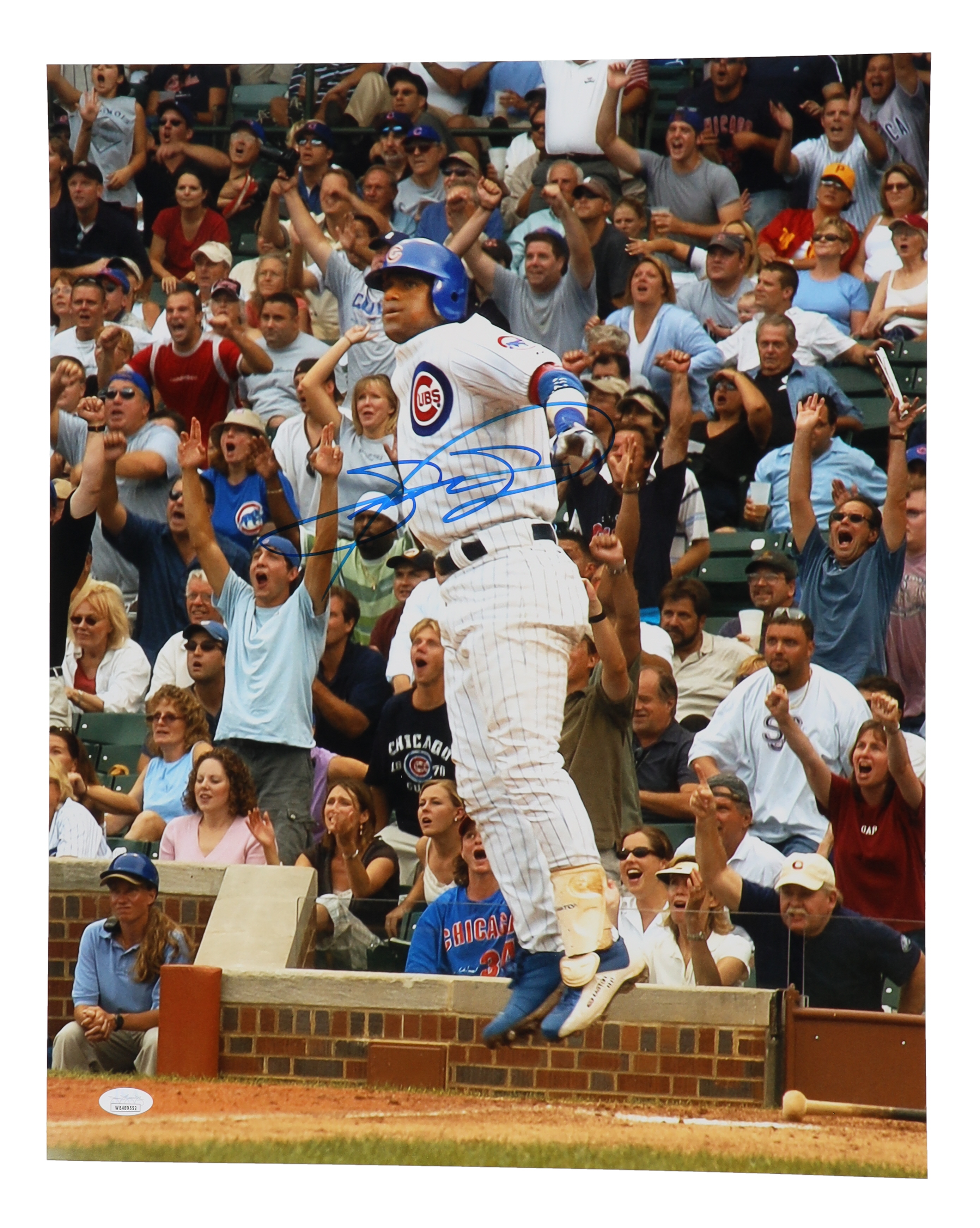 Sammy Sosa Signed Cubs 16x20 Photo (JSA) at PristineAuction.com Sammy Sosa Signed Cubs 16x20 Photo (JSA) at PristineAuction.com