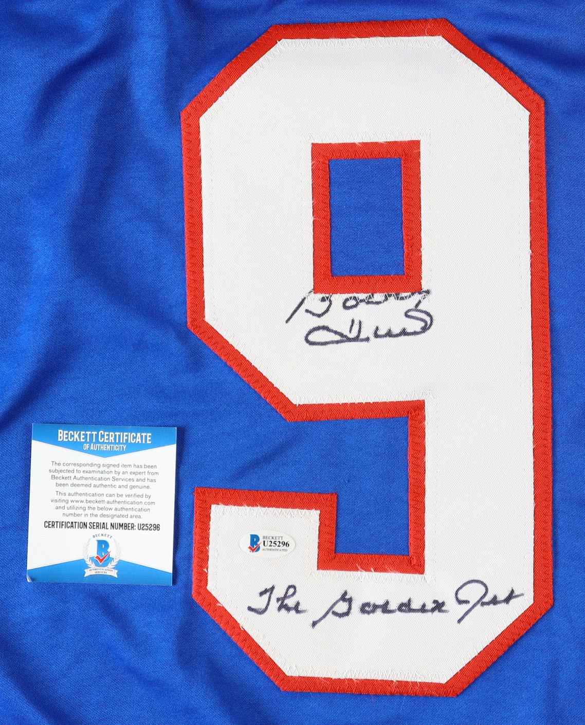 Bobby Hull Signed Jersey Inscribed "The Golden Jet" (Beckett) at PristineAuction.com Bobby Hull Signed Jersey Inscribed "The Golden Jet" (Beckett) at PristineAuction.com