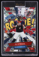 CJ Stroud 2023 Wild Card Alumination Comix Lazer Silver #ACCS #7/7 RC at PristineAuction.com