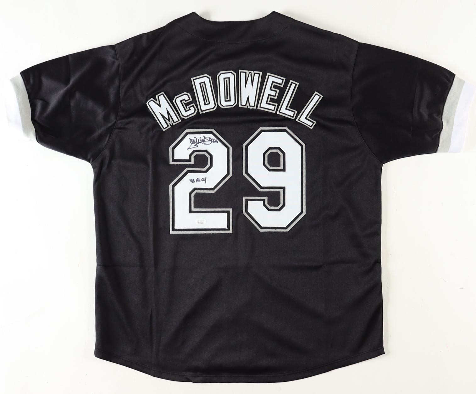 Jack McDowell Signed Jersey Inscribed "93 AL CY" (JSA) at PristineAuction.com Jack McDowell Signed Jersey Inscribed "93 AL CY" (JSA) at PristineAuction.com