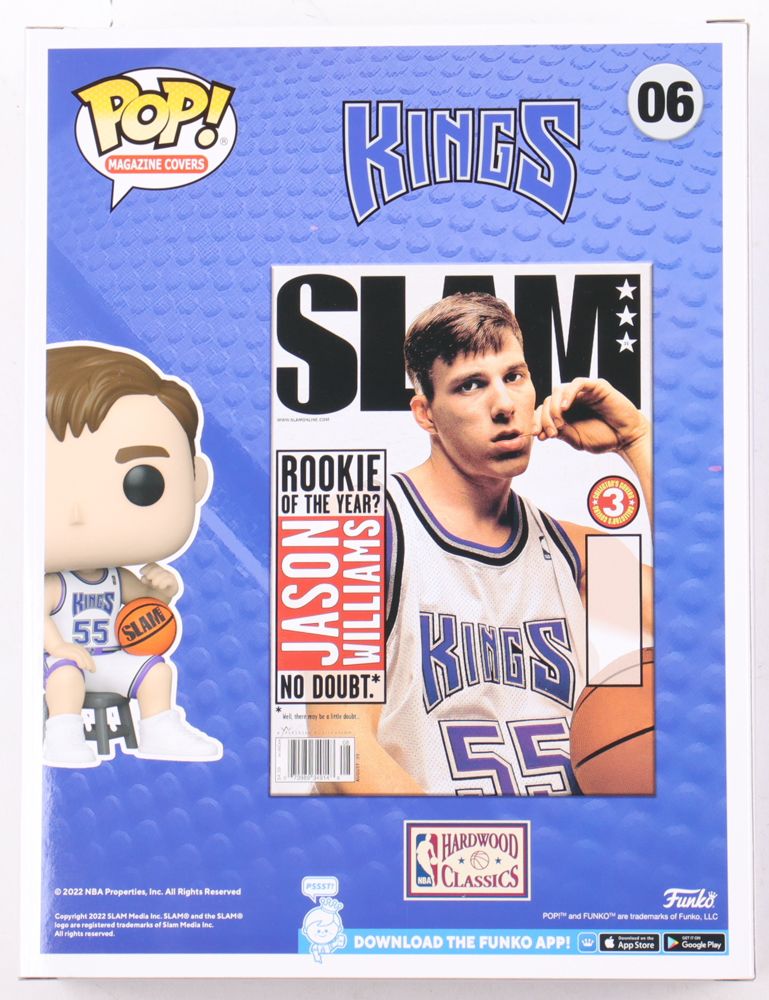 Jason Williams Signed Kings #06 SLAM Funko Pop! Magazine Cover Vinyl Figure (JSA) at PristineAuction.com Jason Williams Signed Kings #06 SLAM Funko Pop! Magazine Cover Vinyl Figure (JSA) at PristineAuction.com