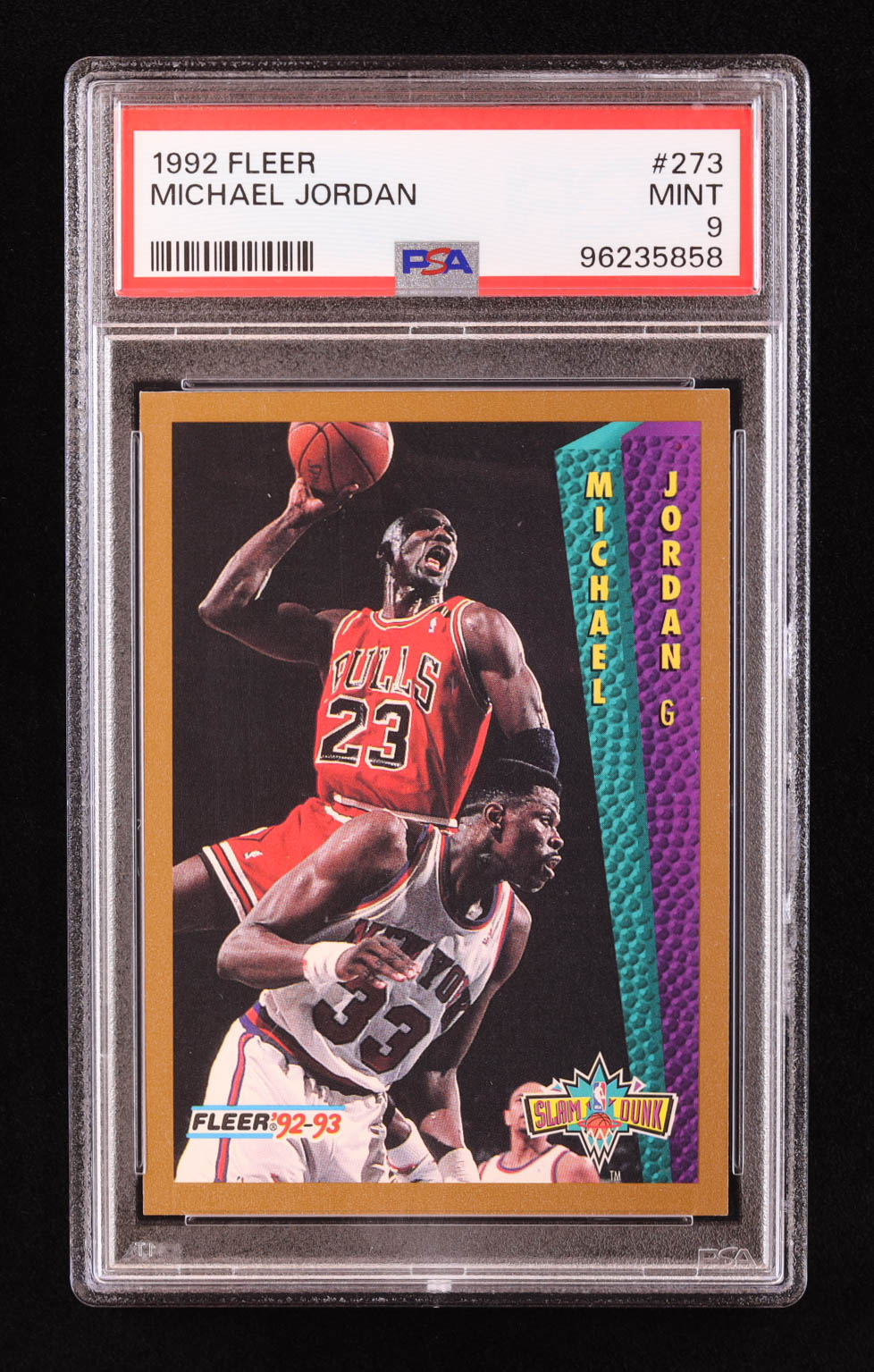 Michael Jordan 1992-93 Fleer #273 SD (PSA 9) at PristineAuction.com Michael Jordan 1992-93 Fleer #273 SD (PSA 9) at PristineAuction.com