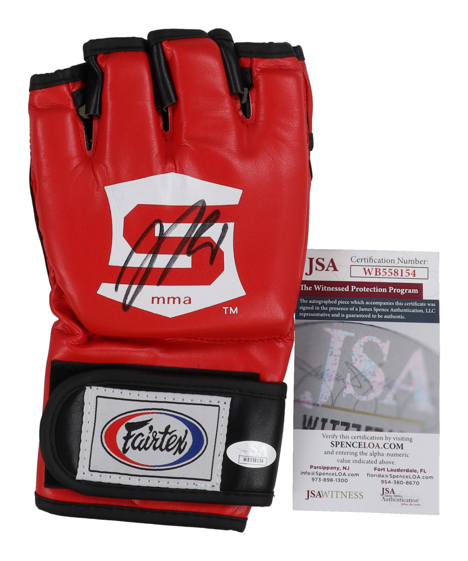 Nick Diaz Signed MMA Glove (JSA) at PristineAuction.com Nick Diaz Signed MMA Glove (JSA) at PristineAuction.com