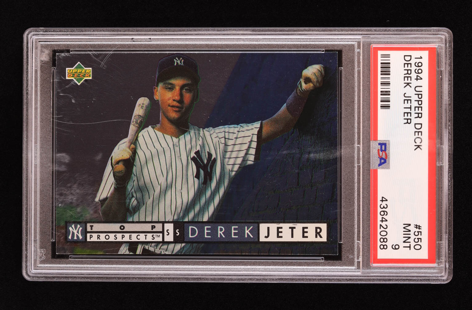 Derek Jeter 1994 Upper Deck #550 RC (PSA 9) at PristineAuction.com Derek Jeter 1994 Upper Deck #550 RC (PSA 9) at PristineAuction.com