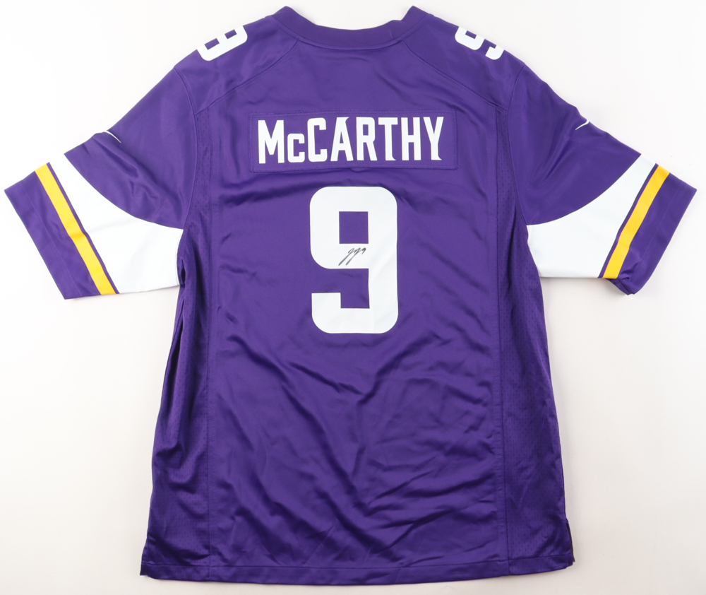 J.J. McCarthy Signed Vikings Nike Jersey (Beckett) at PristineAuction.com J.J. McCarthy Signed Vikings Nike Jersey (Beckett) at PristineAuction.com