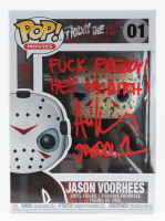 Ari Lehman Signed "Friday The 13th" #01 Jason Voorhees Funko Pop! Vinyl Figure Inscribed "F*** Freddy He's My B****!" & "Jason 1" (JSA) at PristineAuction.com