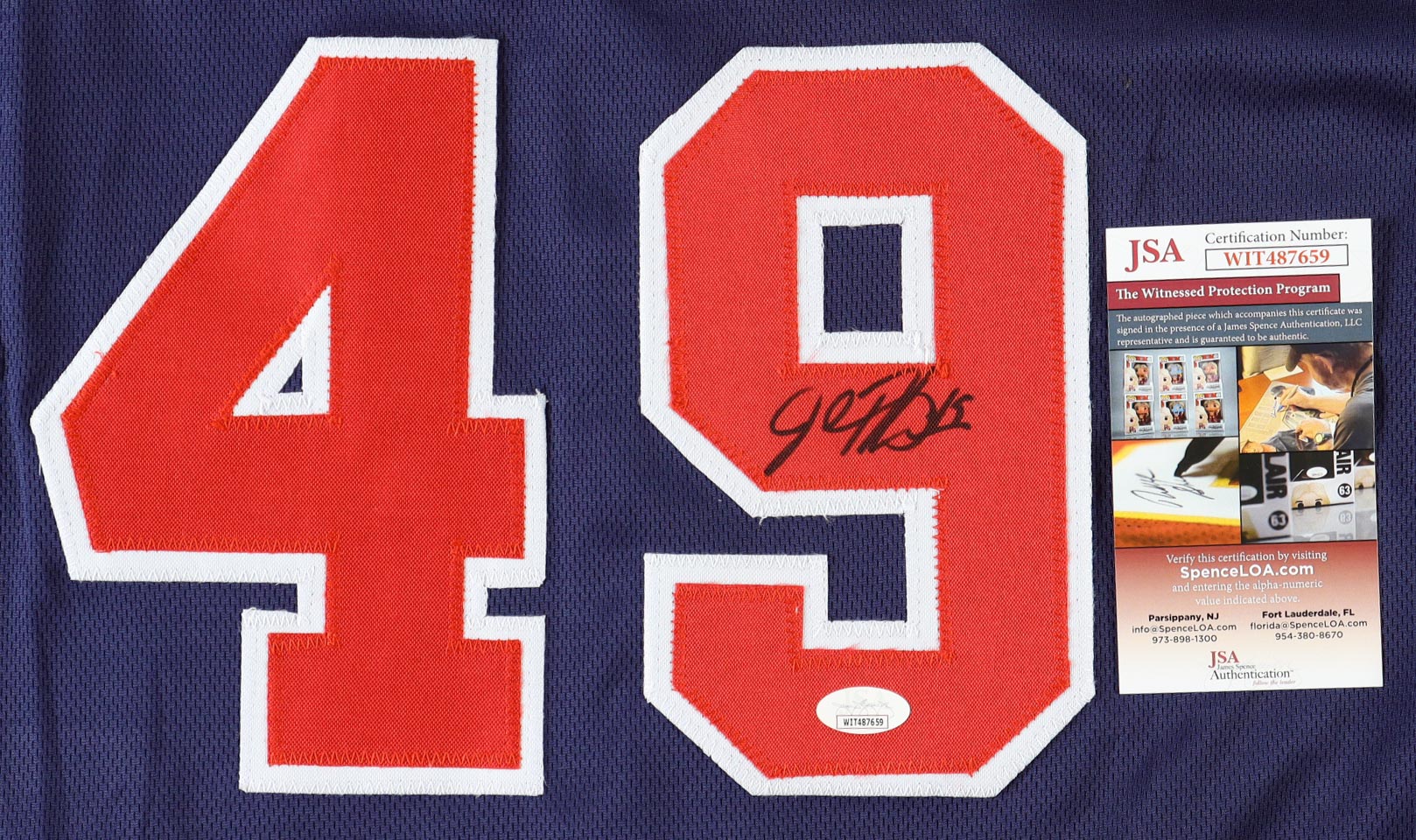 John Rocker Signed Jersey (JSA) at PristineAuction.com John Rocker Signed Jersey (JSA) at PristineAuction.com