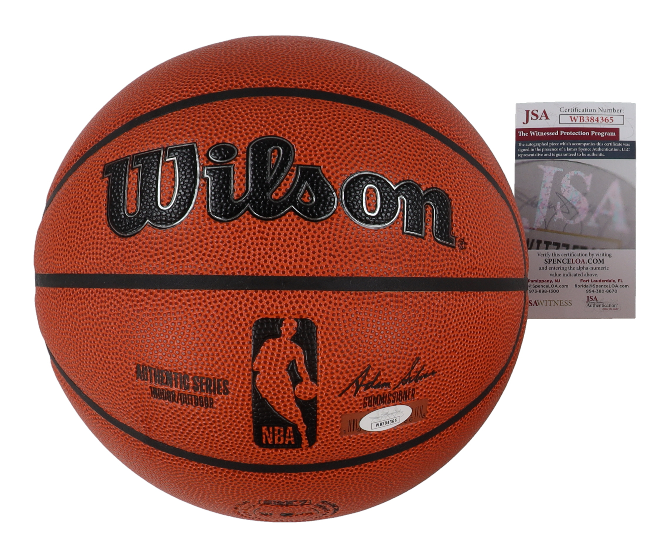 Larry Bird Signed NBA Basketball (JSA) at PristineAuction.com Larry Bird Signed NBA Basketball (JSA) at PristineAuction.com