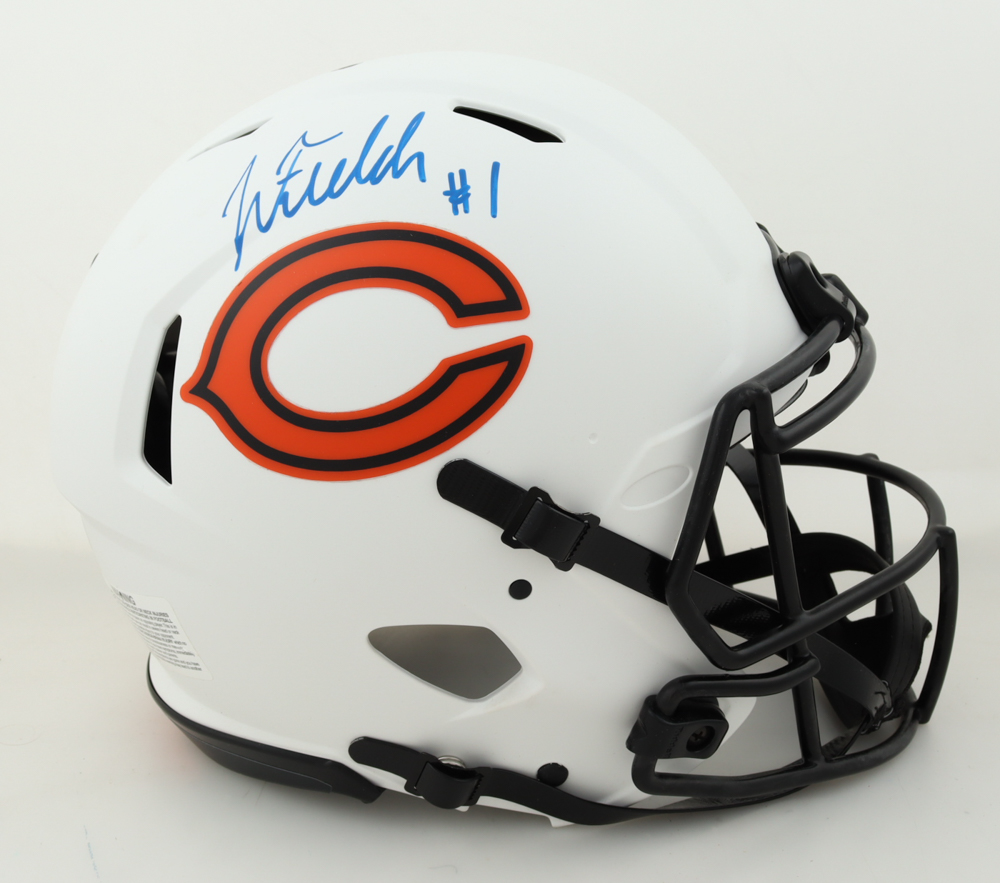Justin Fields Signed Bears Full-Size On-Field Authentic Lunar Eclipse Speed Helmet (Beckett) at PristineAuction.com Justin Fields Signed Bears Full-Size On-Field Authentic Lunar Eclipse Speed Helmet (Beckett) at PristineAuction.com