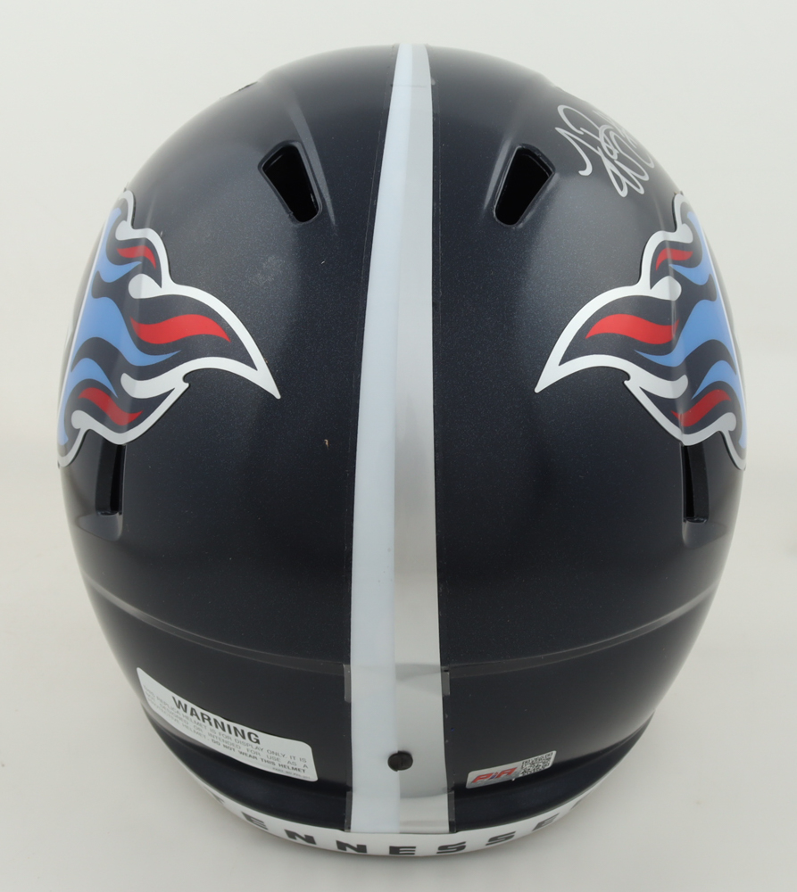 Chris Johnson & LenDale White Signed Titans Full-Size Speed Helmet (PIA) at PristineAuction.com Chris Johnson & LenDale White Signed Titans Full-Size Speed Helmet (PIA) at PristineAuction.com