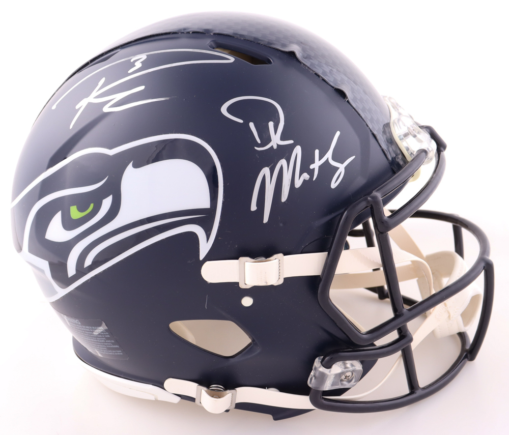 DK Metcalf & Russell Wilson Signed Seahawks Full-Size Authentic Speed Helmet (Fanatics) at PristineAuction.com DK Metcalf & Russell Wilson Signed Seahawks Full-Size Authentic Speed Helmet (Fanatics) at PristineAuction.com