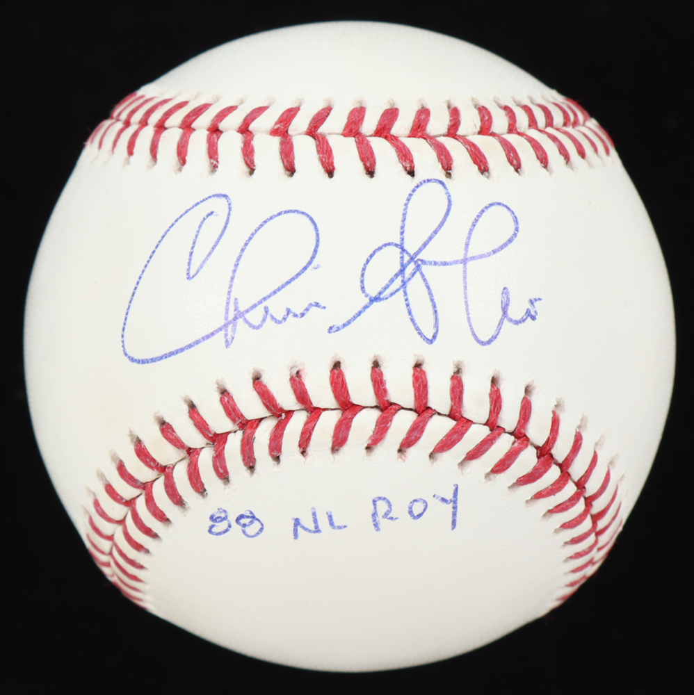 Chris Sabo Signed OML Baseball Inscribed "88 NL ROY" (Beckett) at PristineAuction.com Chris Sabo Signed OML Baseball Inscribed "88 NL ROY" (Beckett) at PristineAuction.com