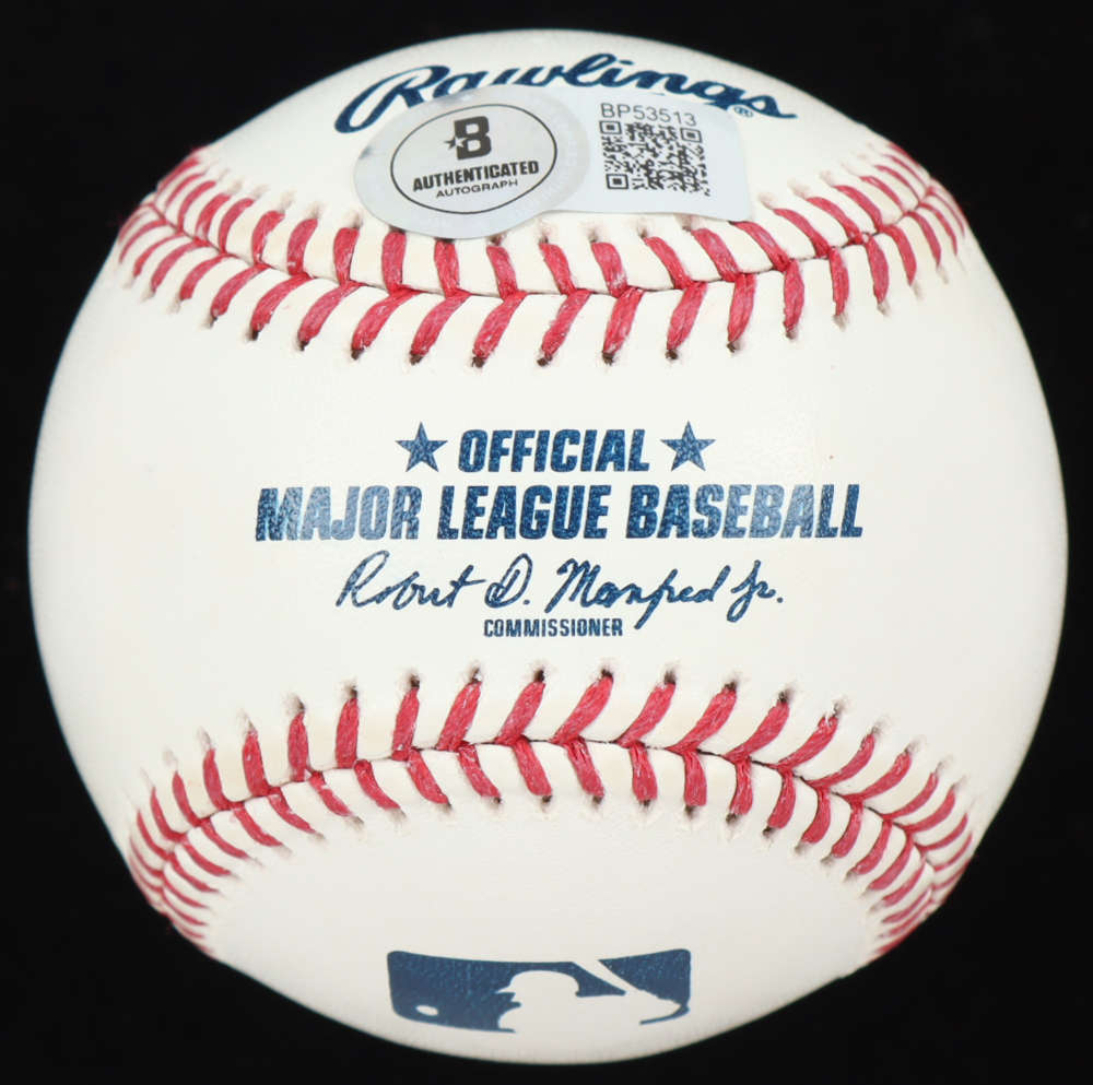 Chris Sabo Signed OML Baseball Inscribed "88 NL ROY" (Beckett) at PristineAuction.com Chris Sabo Signed OML Baseball Inscribed "88 NL ROY" (Beckett) at PristineAuction.com