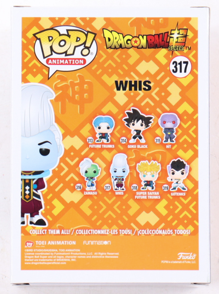 ian サイン Ian Sinclair Dragon Ball Whis #317 Signed Funko Pop JSA Certified Auto