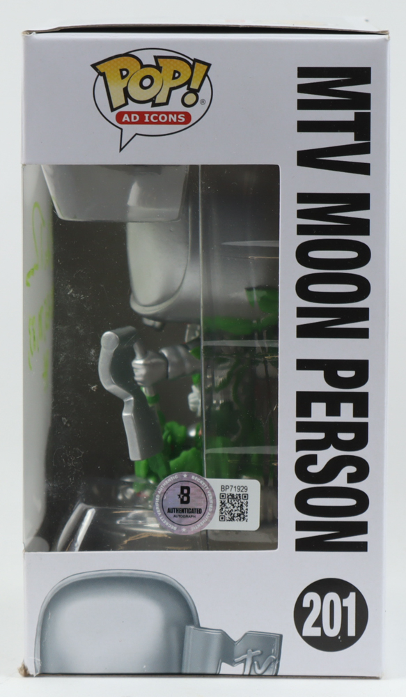 Donald Thomas Signed "MTV" #201 MTV Moon Person Funko Pop! Vinyl Figure Inscribed "STS-65, 70, 83, 94" (Beckett) at PristineAuction.com Donald Thomas Signed "MTV" #201 MTV Moon Person Funko Pop! Vinyl Figure Inscribed "STS-65, 70, 83, 94" (Beckett) at PristineAuction.com