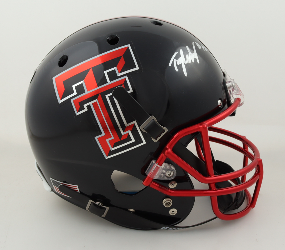 Tyler Shough Signed Texas Tech Red Raiders Full-Size Helmet (JSA) at PristineAuction.com Tyler Shough Signed Texas Tech Red Raiders Full-Size Helmet (JSA) at PristineAuction.com