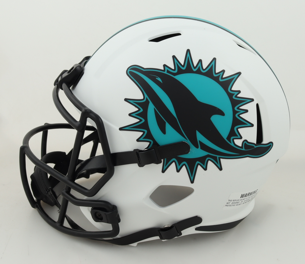 Ricky Williams Signed Dolphins Full-Size Lunar Eclipse Alternate Speed Helmet Inscribed "I Was Gonna Run The Ball, But Then I Got High" (Beckett) at PristineAuction.com Ricky Williams Signed Dolphins Full-Size Lunar Eclipse Alternate Speed Helmet Inscribed "I Was Gonna Run The Ball, But Then I Got High" (Beckett) at PristineAuction.com