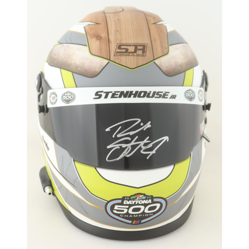 Nascar Ricky Rudd Helmet Ricky Stenhouse Jr. Signed NASCAR 2023 Daytona 500 Championship Full ...