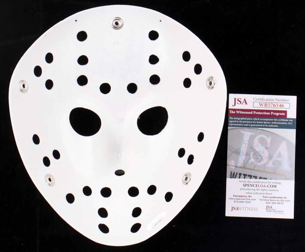 Ari Lehman Signed "Friday the 13th" Mask Inscribed "Jason 1" (JSA) at PristineAuction.com Ari Lehman Signed "Friday the 13th" Mask Inscribed "Jason 1" (JSA) at PristineAuction.com