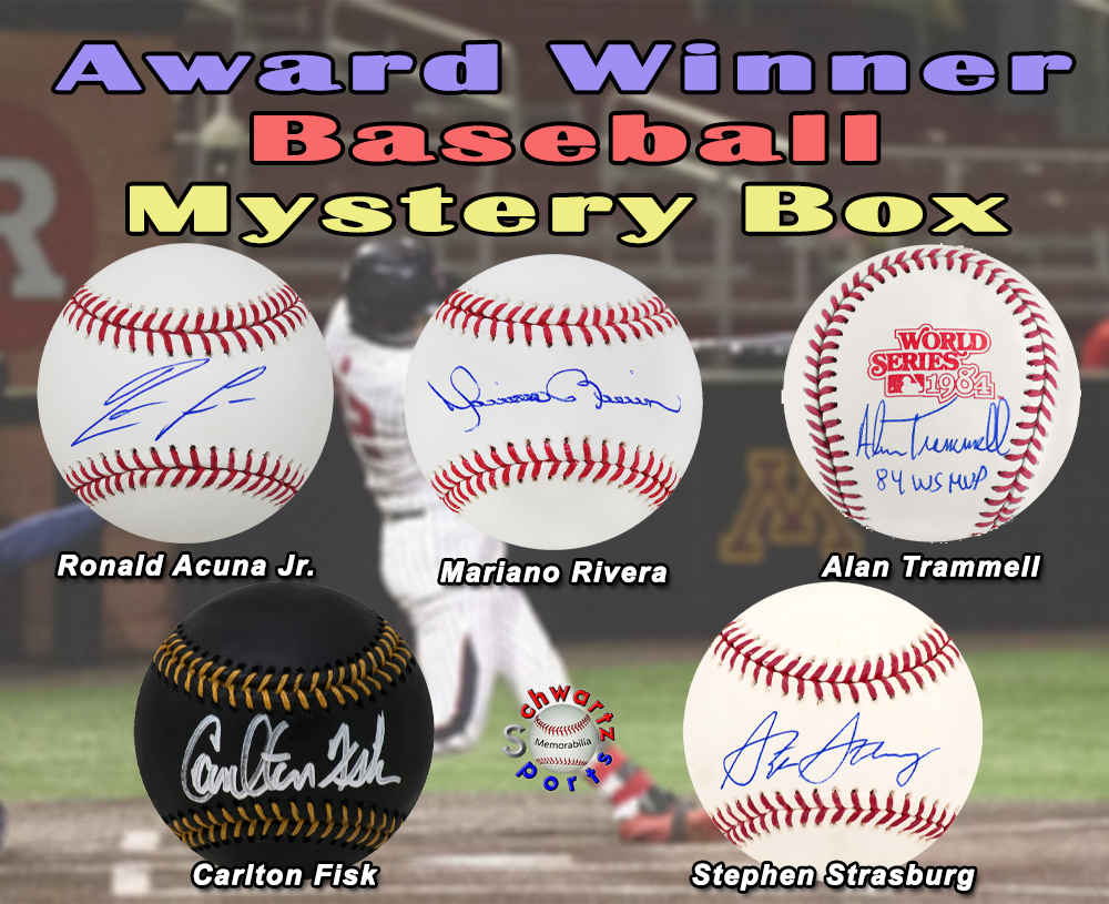 Baseball AWARD WINNER Signed Baseball Mystery Box - Series 24 (Limited to 150) – Schwartz Sports at PristineAuction.com Baseball AWARD WINNER Signed Baseball Mystery Box - Series 24 (Limited to 150) – Schwartz Sports at PristineAuction.com
