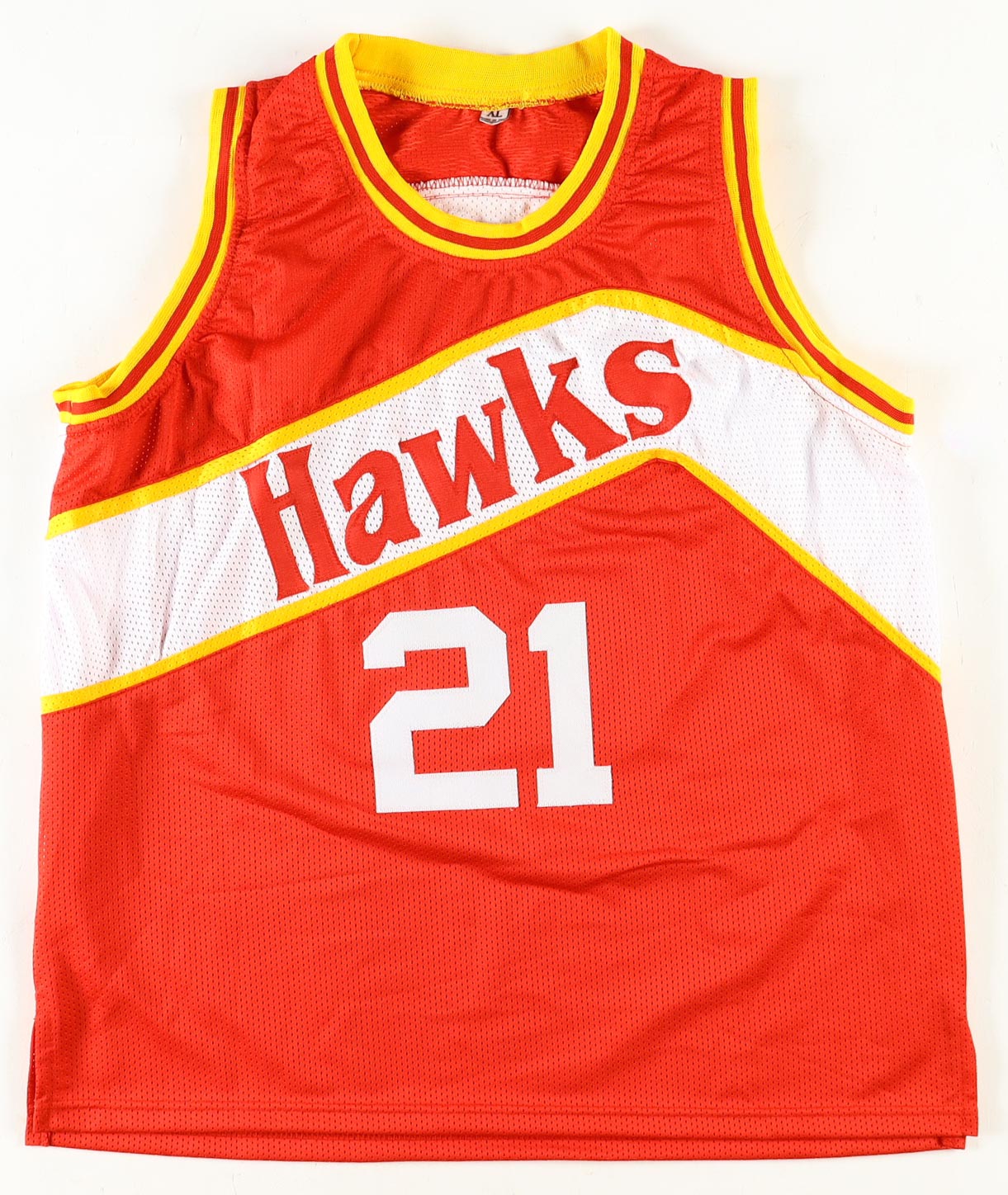 Dominique Wilkins Signed Jersey (JSA & PIA) at PristineAuction.com Dominique Wilkins Signed Jersey (JSA & PIA) at PristineAuction.com