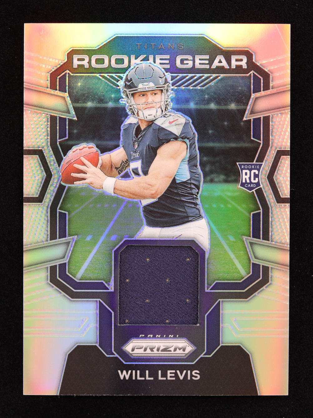 Will Levis 2023 Panini Prizm Rookie Gear #4 RC at PristineAuction.com Will Levis 2023 Panini Prizm Rookie Gear #4 RC at PristineAuction.com