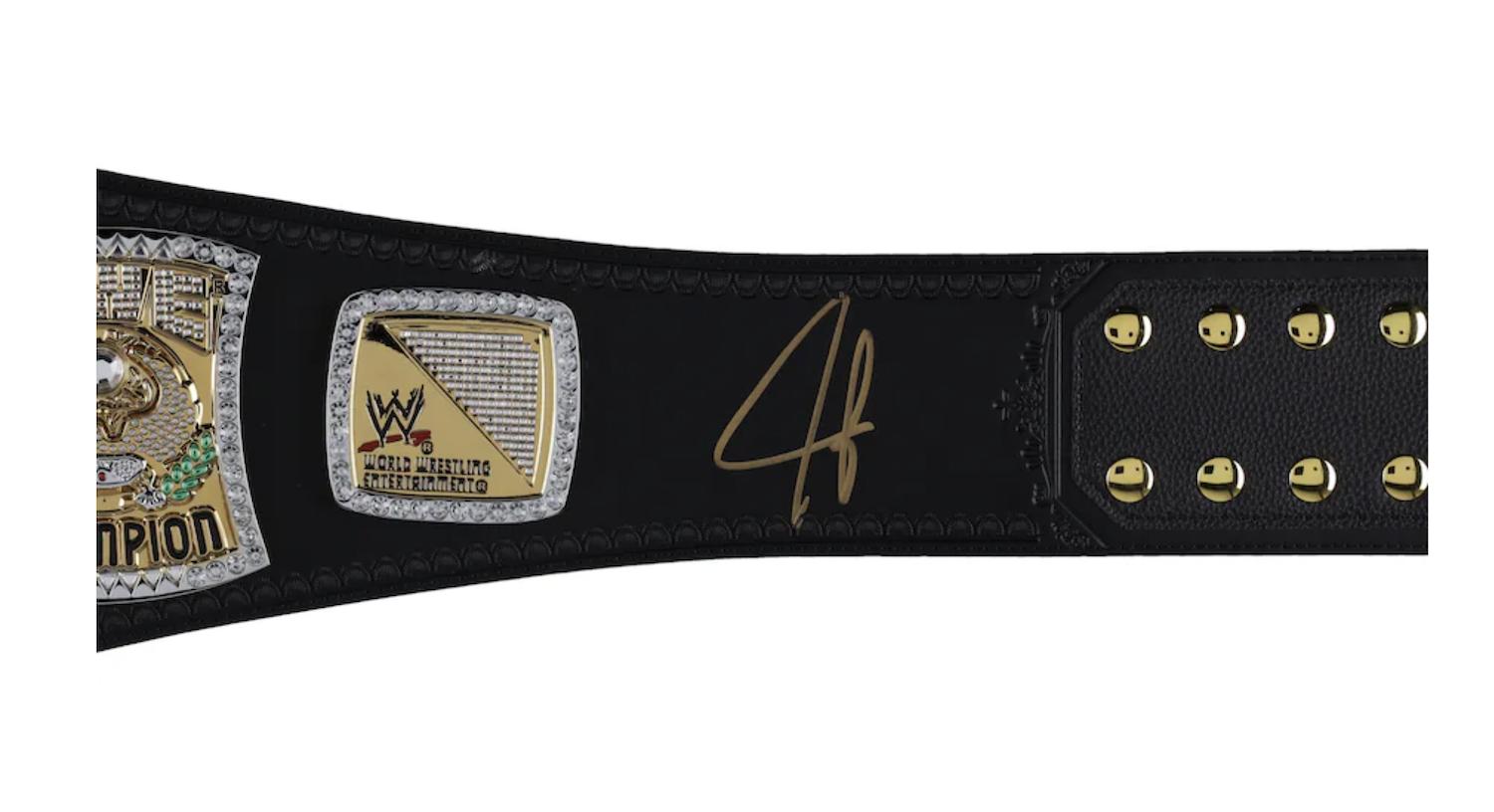 John Cena Signed WWE "Spinner" Championship Belt (Fanatics) at PristineAuction.com John Cena Signed WWE "Spinner" Championship Belt (Fanatics) at PristineAuction.com
