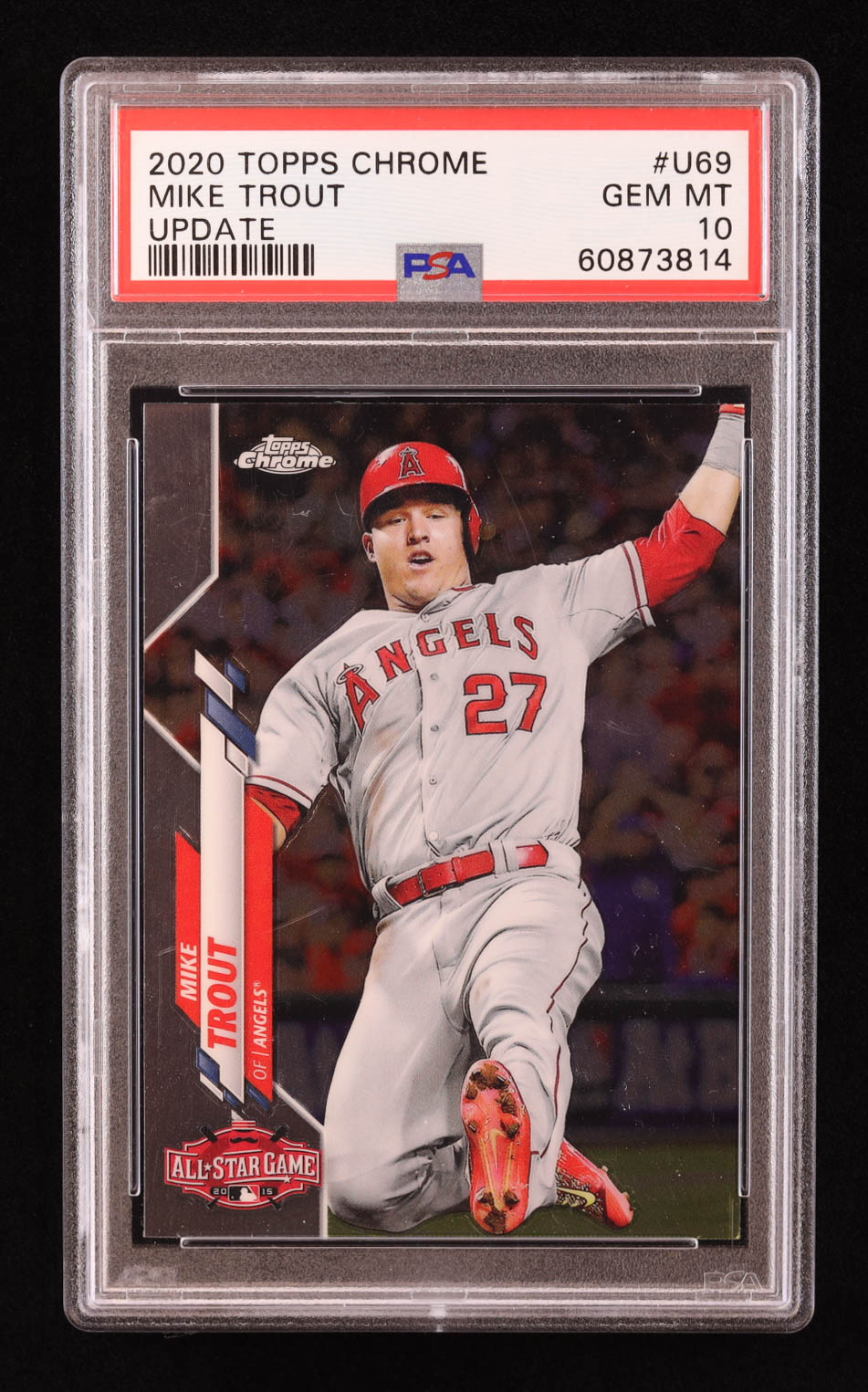Mike Trout 2020 Topps Chrome Update #U69 AS (PSA 10) at PristineAuction.com Mike Trout 2020 Topps Chrome Update #U69 AS (PSA 10) at PristineAuction.com