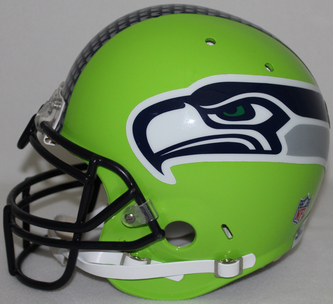 Seattle Seahawks #3 Russell Wilson Custom Full-Size Authentic Helmet at PristineAuction.com Seattle Seahawks #3 Russell Wilson Custom Full-Size Authentic Helmet at PristineAuction.com