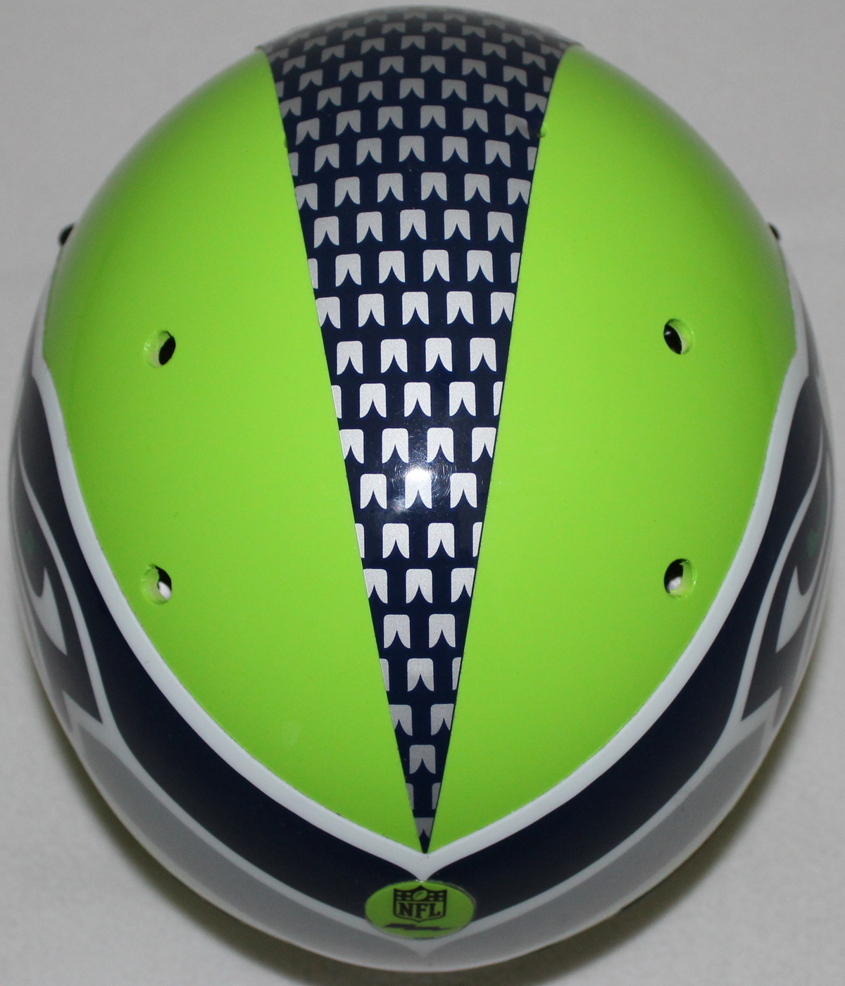 Seattle Seahawks #3 Russell Wilson Custom Full-Size Authentic Helmet at PristineAuction.com Seattle Seahawks #3 Russell Wilson Custom Full-Size Authentic Helmet at PristineAuction.com