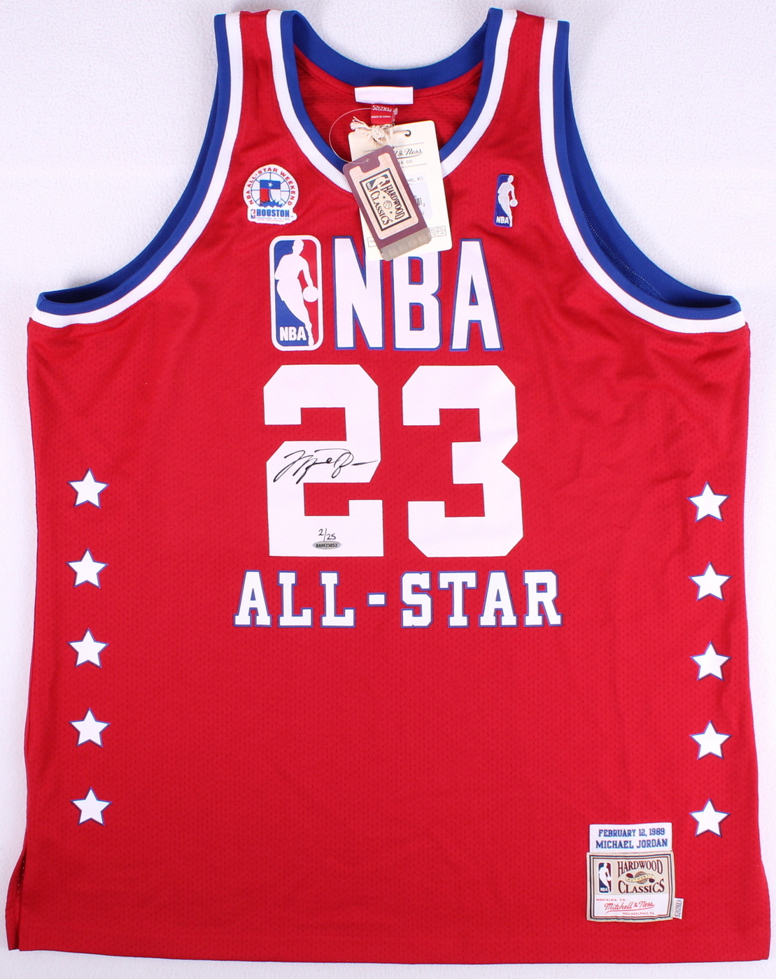Michael Jordan Signed Bulls LE 1989 All-Star Game Jersey (UDA COA) at PristineAuction.com Michael Jordan Signed Bulls LE 1989 All-Star Game Jersey (UDA COA) at PristineAuction.com