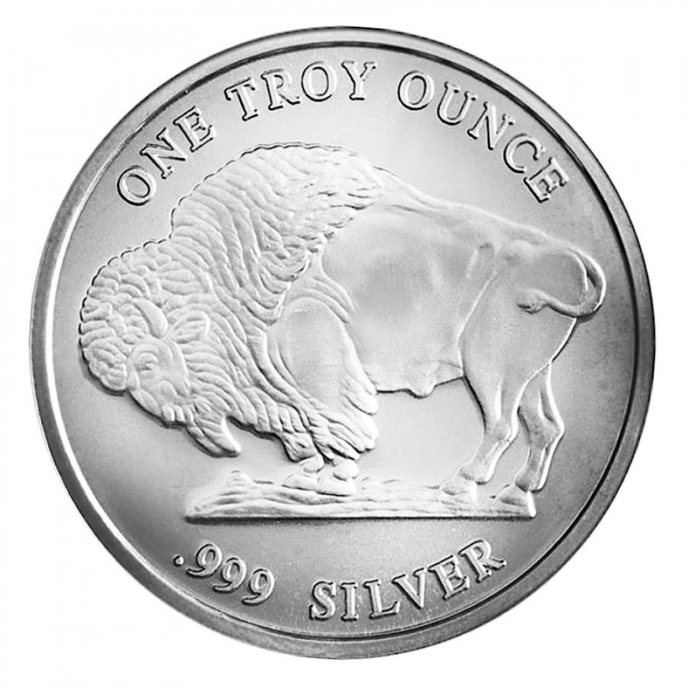 Buffalo RMC Commemorative Design 1 Oz 999 Fine Silver Coin Brilliant