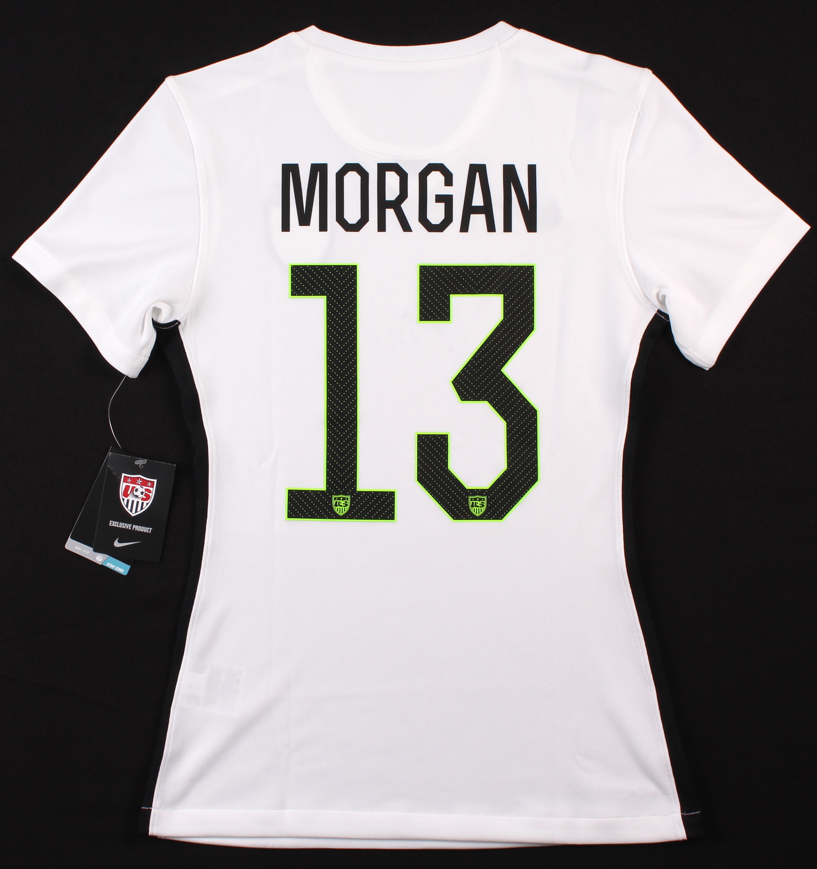 Alex Morgan Signed 2015 Team USA Nike Authentic Jersey (Steiner COA & LOJO COA) at PristineAuction.com Alex Morgan Signed 2015 Team USA Nike Authentic Jersey (Steiner COA & LOJO COA) at PristineAuction.com