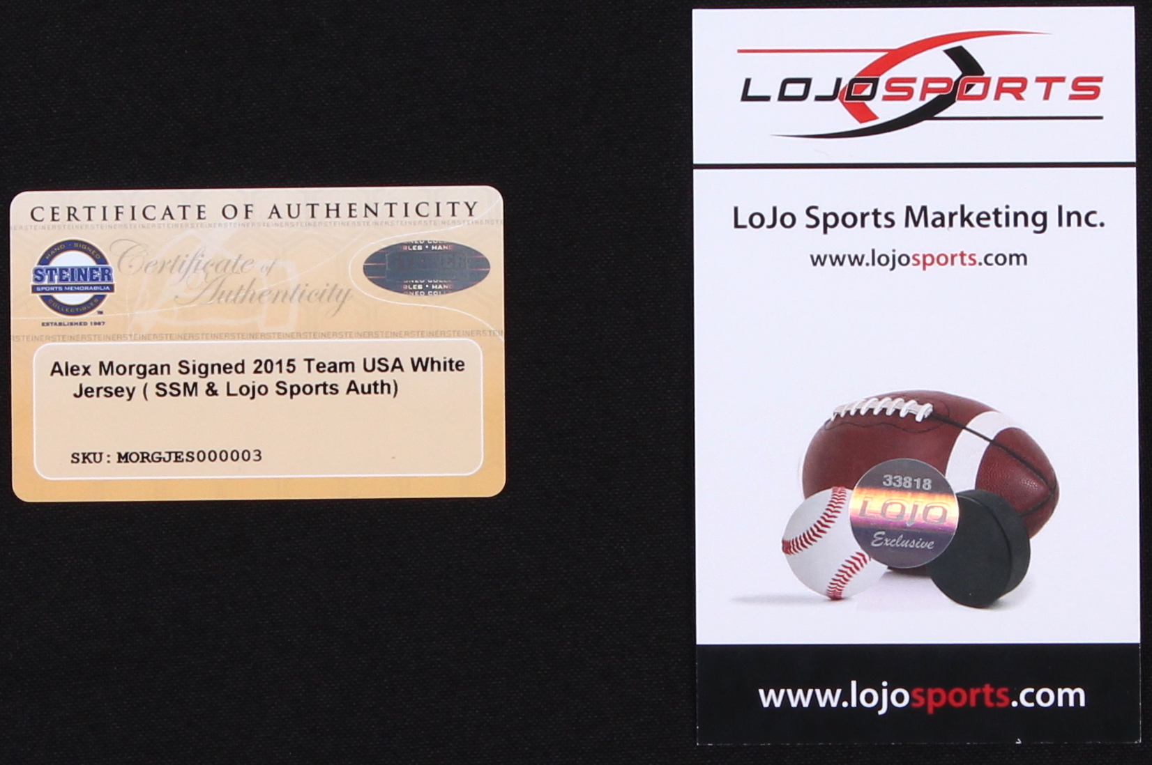 Alex Morgan Signed 2015 Team USA Nike Authentic Jersey (Steiner COA & LOJO COA) at PristineAuction.com Alex Morgan Signed 2015 Team USA Nike Authentic Jersey (Steiner COA & LOJO COA) at PristineAuction.com