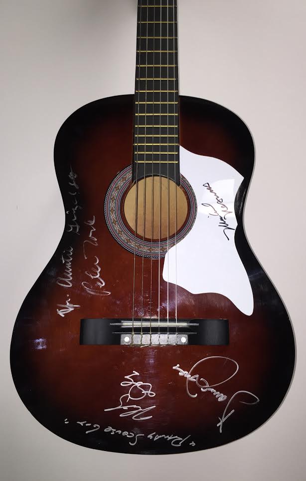 The Monkees Band-Signed Acoustic Guitar with (4) Signatures Including Davy Jones, Michael Nesmith, Peter Tork & Micky Dolenz (JSA LOA) at PristineAuction.com The Monkees Band-Signed Acoustic Guitar with (4) Signatures Including Davy Jones, Michael Nesmith, Peter Tork & Micky Dolenz (JSA LOA) at PristineAuction.com