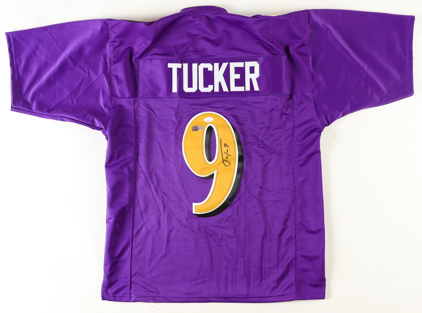 Justin Tucker Signed Jersey (JSA & PIA) at PristineAuction.com Justin Tucker Signed Jersey (JSA & PIA) at PristineAuction.com