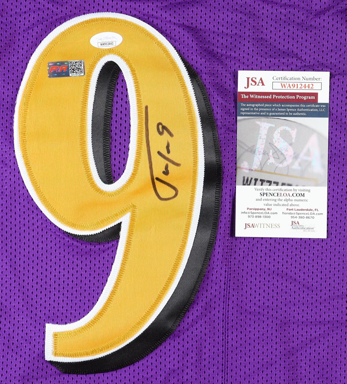 Justin Tucker Signed Jersey (JSA & PIA) at PristineAuction.com Justin Tucker Signed Jersey (JSA & PIA) at PristineAuction.com