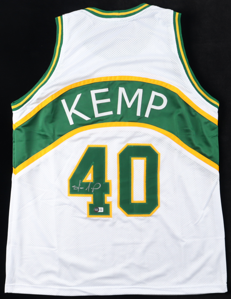 Shawn Kemp Signed Jersey (Beckett) at PristineAuction.com Shawn Kemp Signed Jersey (Beckett) at PristineAuction.com