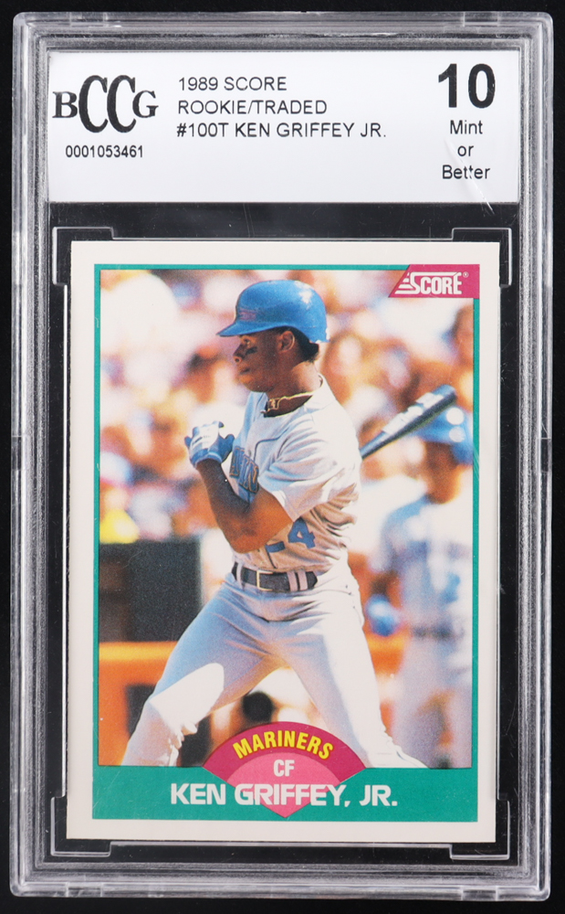 Ken Griffey Jr. 1989 Score Rookie/Traded #100T RC (BCCG 10) at PristineAuction.com Ken Griffey Jr. 1989 Score Rookie/Traded #100T RC (BCCG 10) at PristineAuction.com
