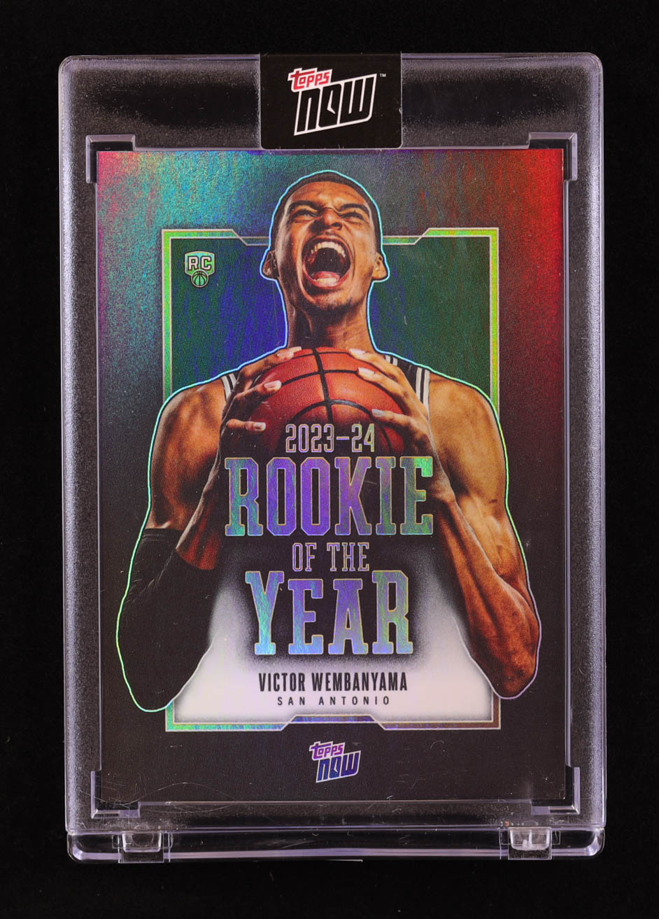 Victor Wembanyama 2023-24 Topps Now Victor Wembanyama #VW6 RC at PristineAuction.com Victor Wembanyama 2023-24 Topps Now Victor Wembanyama #VW6 RC at PristineAuction.com