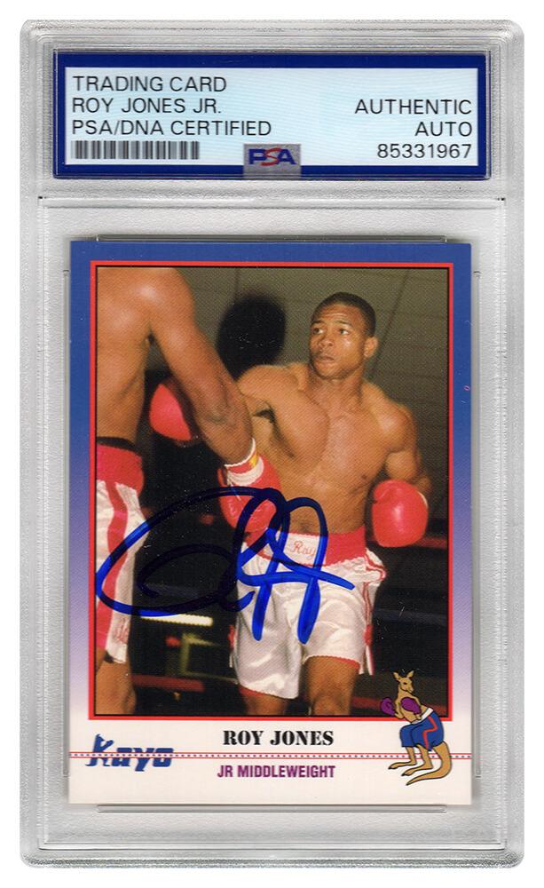 Roy Jones Jr. Signed 1991 Kayo #116 (PSA) at PristineAuction.com Roy Jones Jr. Signed 1991 Kayo #116 (PSA) at PristineAuction.com