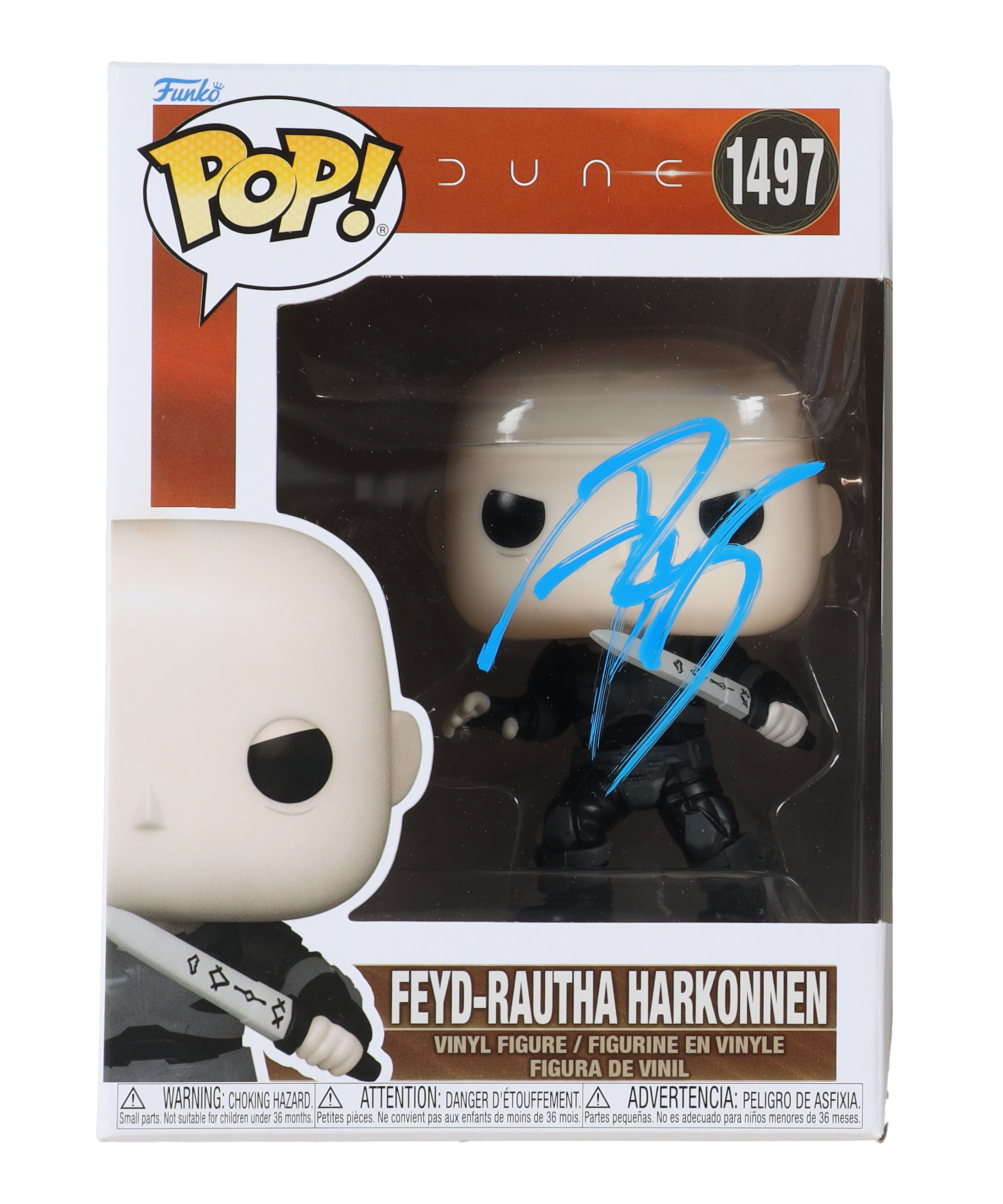 Austin Butler Signed "Dune" #1497 Feyd-Rautha Harkonnen Funko Pop! Vinyl Figure (Beckett) at PristineAuction.com Austin Butler Signed "Dune" #1497 Feyd-Rautha Harkonnen Funko Pop! Vinyl Figure (Beckett) at PristineAuction.com