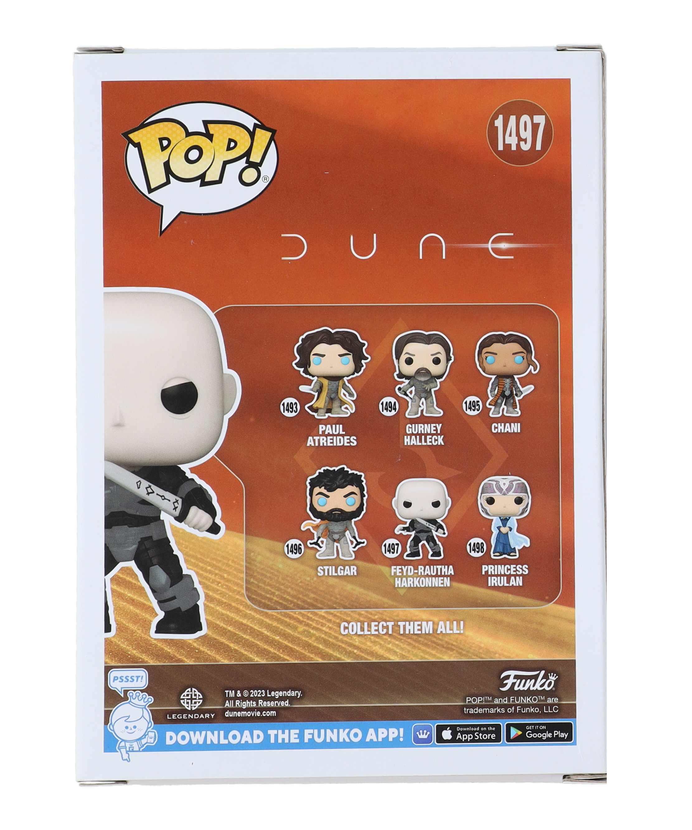 Austin Butler Signed "Dune" #1497 Feyd-Rautha Harkonnen Funko Pop! Vinyl Figure (Beckett) at PristineAuction.com Austin Butler Signed "Dune" #1497 Feyd-Rautha Harkonnen Funko Pop! Vinyl Figure (Beckett) at PristineAuction.com