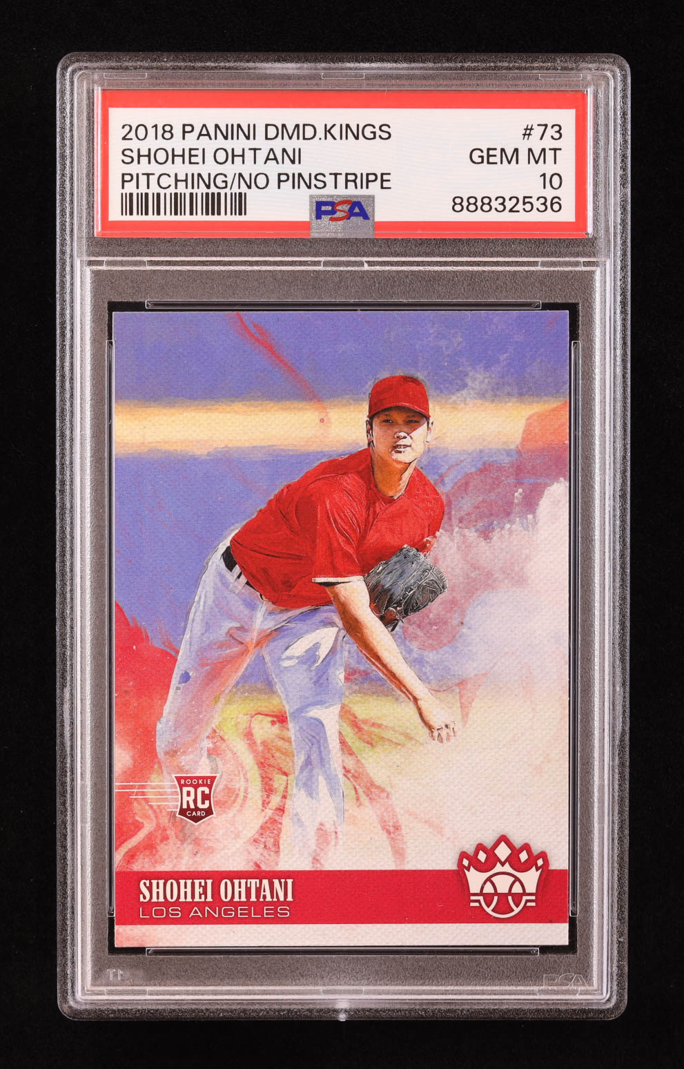 Shohei Ohtani 2018 Diamond Kings #73 RC (PSA 10) at PristineAuction.com Shohei Ohtani 2018 Diamond Kings #73 RC (PSA 10) at PristineAuction.com